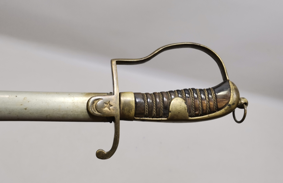 OSMANLI DÖNEMİ  BOYNUZ SAPLI SUBAY KILICI