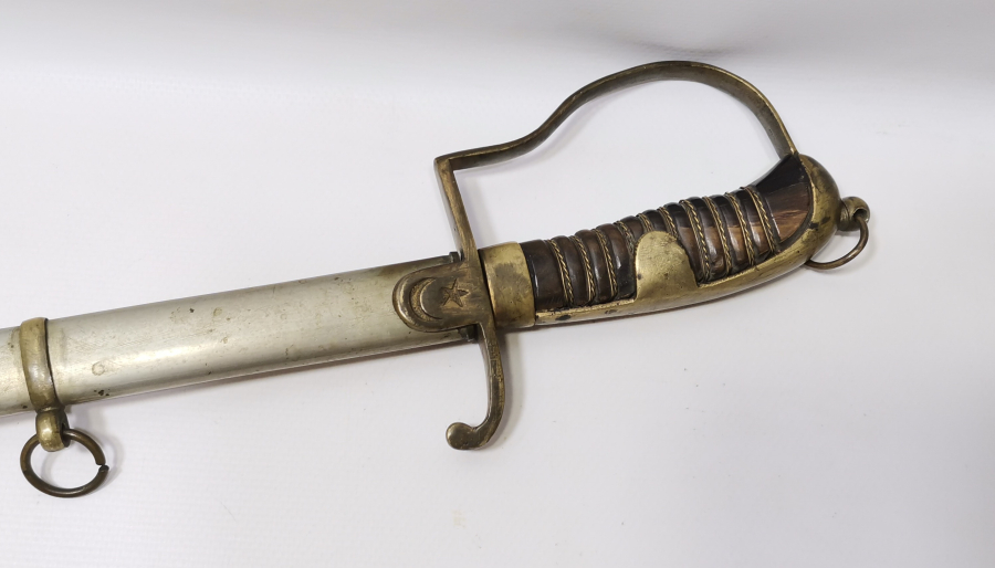 OSMANLI DÖNEMİ  BOYNUZ SAPLI SUBAY KILICI