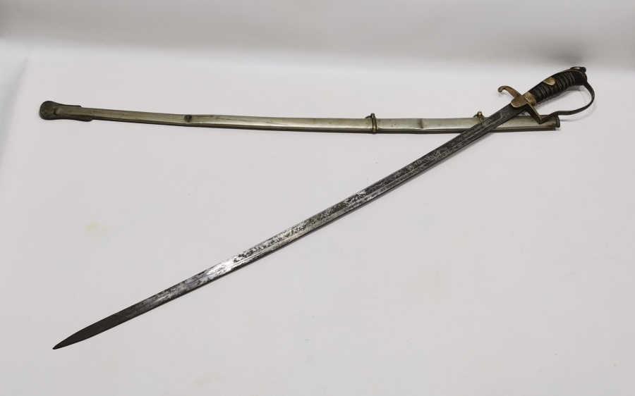 OSMANLI DÖNEMİ  BOYNUZ SAPLI SUBAY KILICI