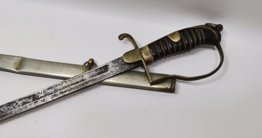 OSMANLI DÖNEMİ  BOYNUZ SAPLI SUBAY KILICI