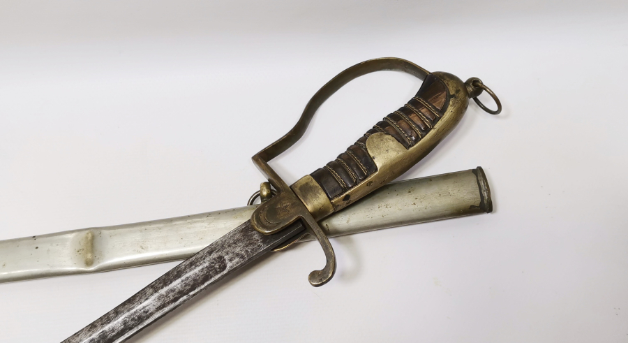 OSMANLI DÖNEMİ  BOYNUZ SAPLI SUBAY KILICI