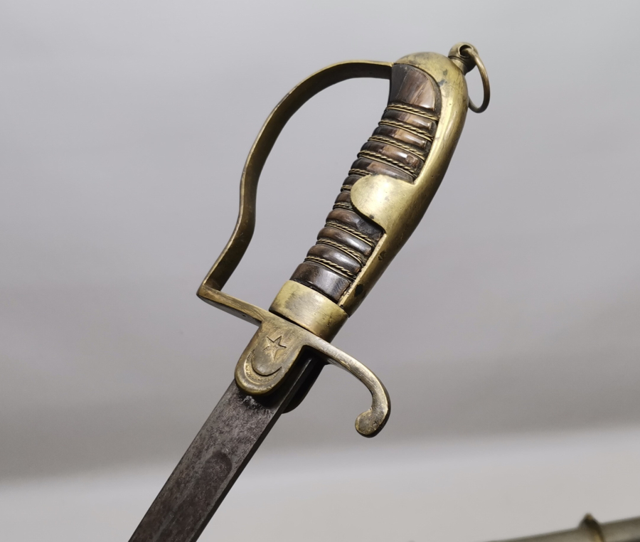 OSMANLI DÖNEMİ  BOYNUZ SAPLI SUBAY KILICI