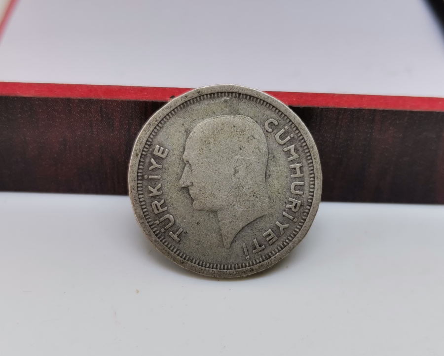 1936 YILI GÜMÜŞ 25 KURUŞ