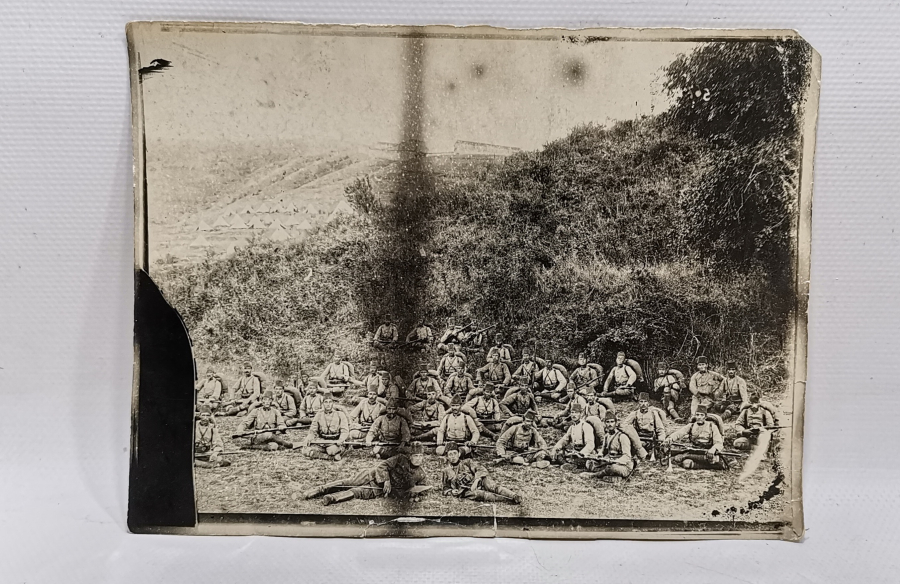 BALKAN SAVAŞLARINDA TÜRK ASKERLERİ GÖRSELLİ BÜYÜK BOY OSMANLI DÖNEMİ FOTOĞRAF