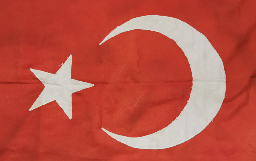 BÜYÜK BOY ANTİKA BAYRAK