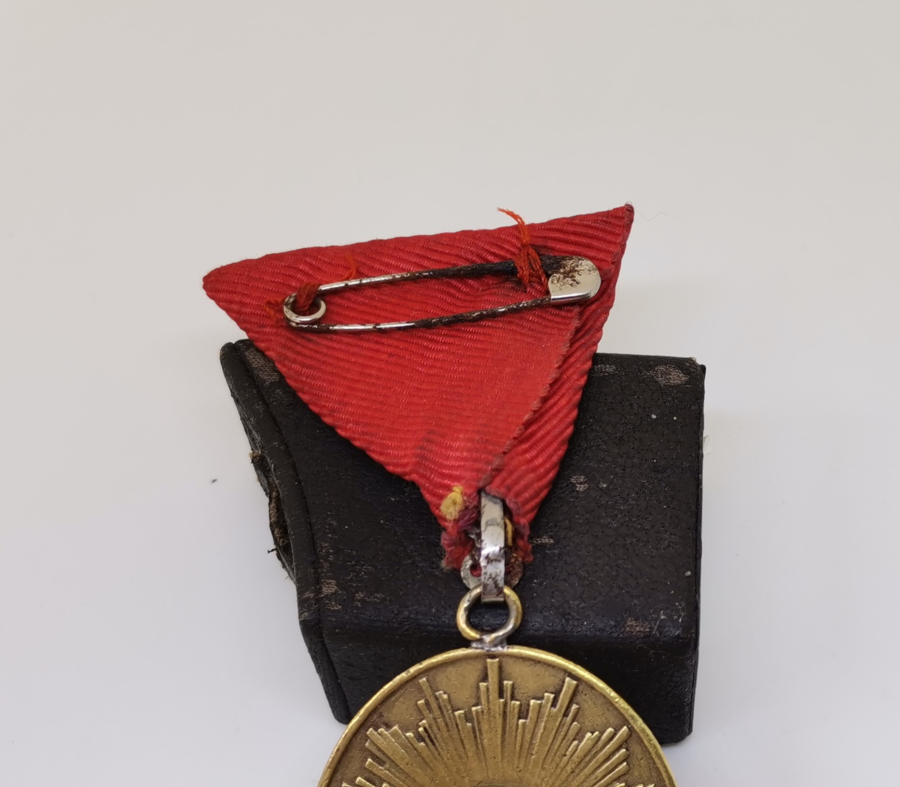 ORJİNAL KURDELASI İLE İSTİKLAL SAVAŞI MADALYASI - İSTİKLAL MADALYASI