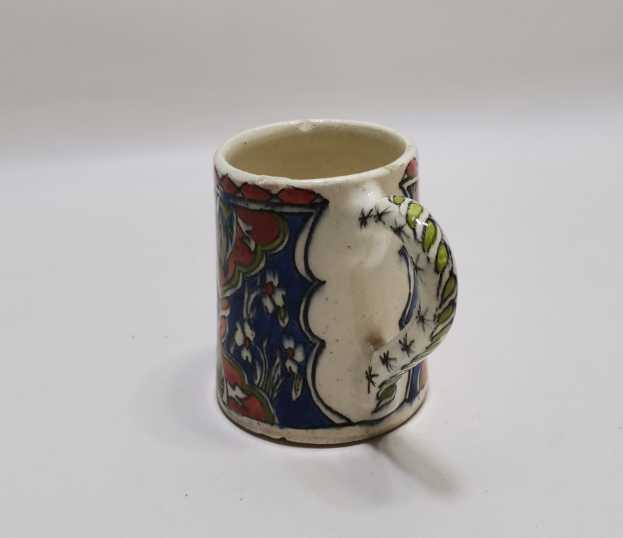 KÜTAHYA İŞİ EL BOYAMA KULPLU BARDAK