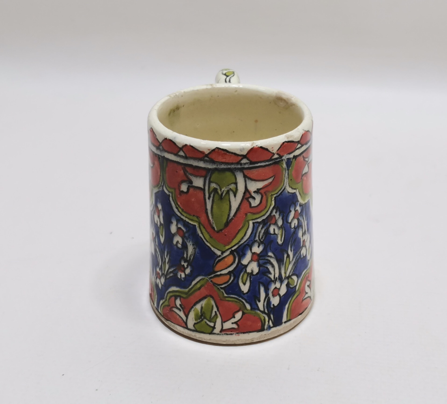 KÜTAHYA İŞİ EL BOYAMA KULPLU BARDAK