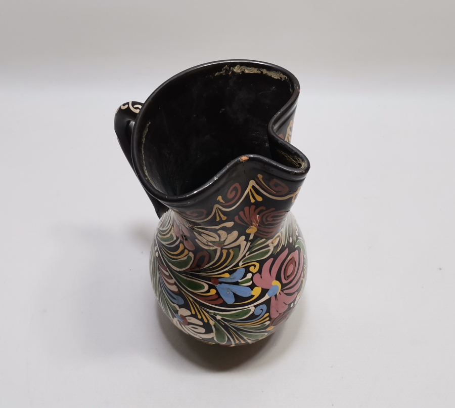 OSMANLI DÖNEMİ ADA İŞİ EL BOYAMA SÜRAHİ