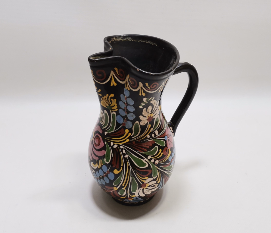 OSMANLI DÖNEMİ ADA İŞİ EL BOYAMA SÜRAHİ