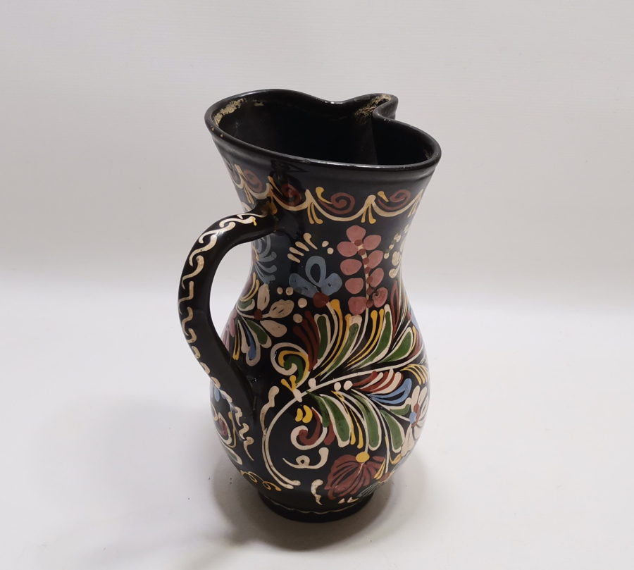 OSMANLI DÖNEMİ ADA İŞİ EL BOYAMA SÜRAHİ