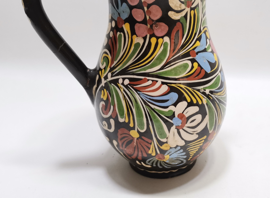 OSMANLI DÖNEMİ ADA İŞİ EL BOYAMA SÜRAHİ