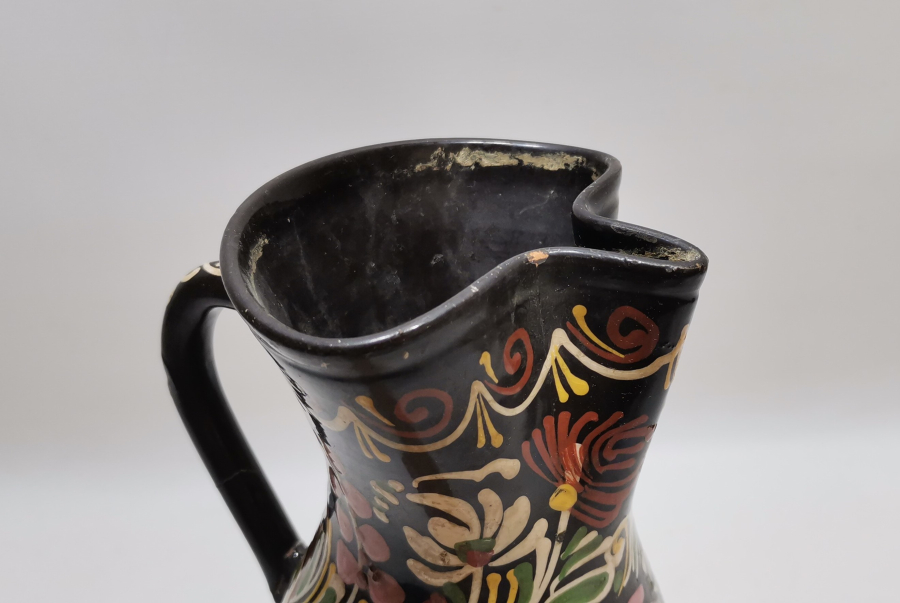 OSMANLI DÖNEMİ ADA İŞİ EL BOYAMA SÜRAHİ