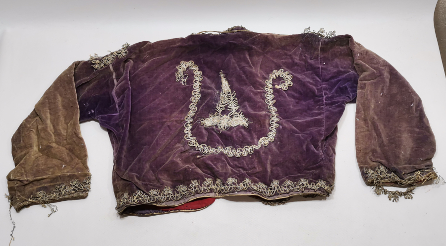 OSMANLI DÖNEMİ GÜMÜŞ SIRMA İŞÇİLİKLİ AŞİRET / BOY İŞLEMELİ GELİN CEPKENİ