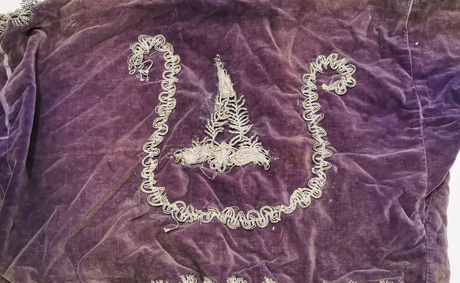 OSMANLI DÖNEMİ GÜMÜŞ SIRMA İŞÇİLİKLİ AŞİRET / BOY İŞLEMELİ GELİN CEPKENİ