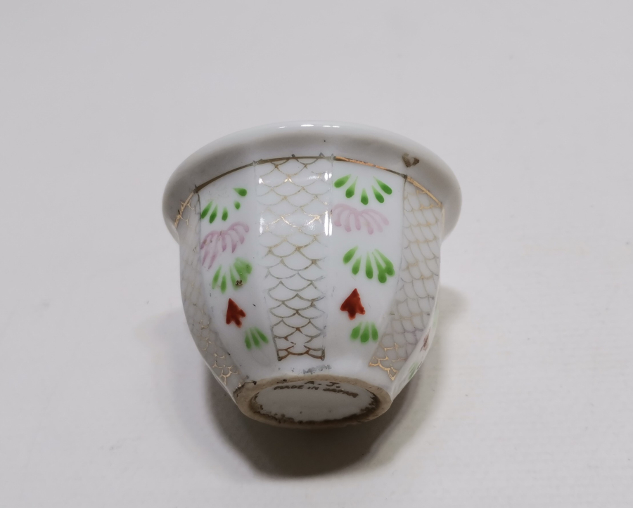 OSMANLI DÖNEMİ JAPON YAPIMI PORSELEN ZARF FİNCANI