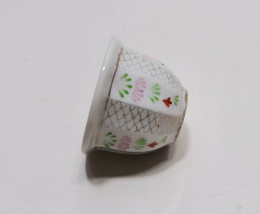 OSMANLI DÖNEMİ JAPON YAPIMI PORSELEN ZARF FİNCANI