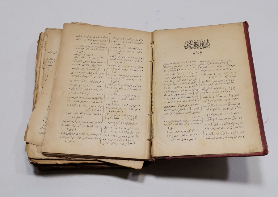 OSMANLI DÖNEMİ SARAY CİLTLİ BÜYÜK BOY NADİR SÖZLÜK