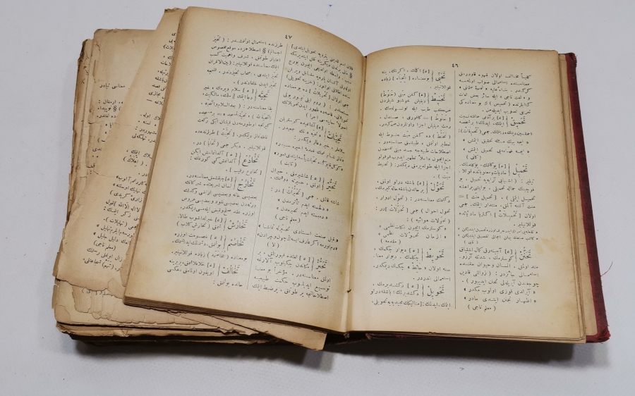 OSMANLI DÖNEMİ SARAY CİLTLİ BÜYÜK BOY NADİR SÖZLÜK