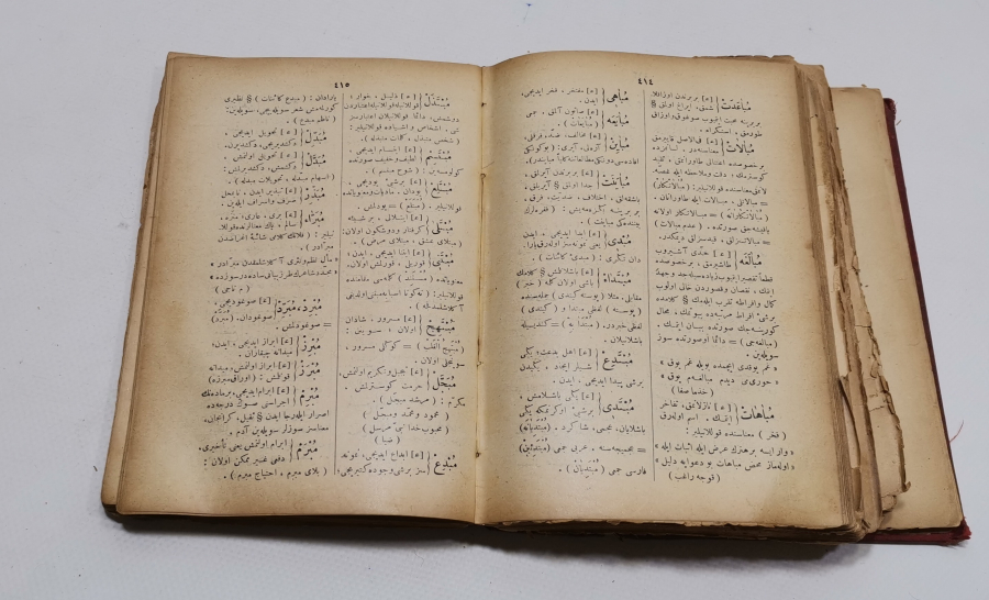 OSMANLI DÖNEMİ SARAY CİLTLİ BÜYÜK BOY NADİR SÖZLÜK