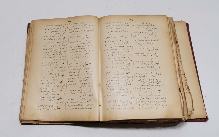 OSMANLI DÖNEMİ SARAY CİLTLİ BÜYÜK BOY NADİR SÖZLÜK