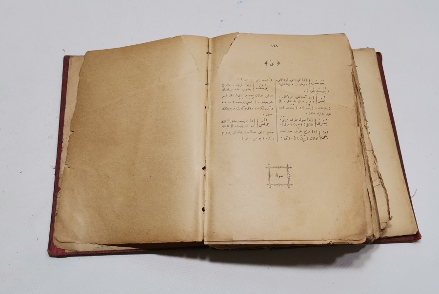 OSMANLI DÖNEMİ SARAY CİLTLİ BÜYÜK BOY NADİR SÖZLÜK