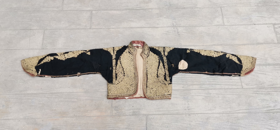 OSMANLI DÖNEMİ SIRMA İŞÇİLİKLİ GELİN CEPKENİ