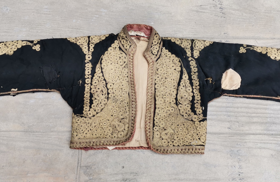 OSMANLI DÖNEMİ SIRMA İŞÇİLİKLİ GELİN CEPKENİ