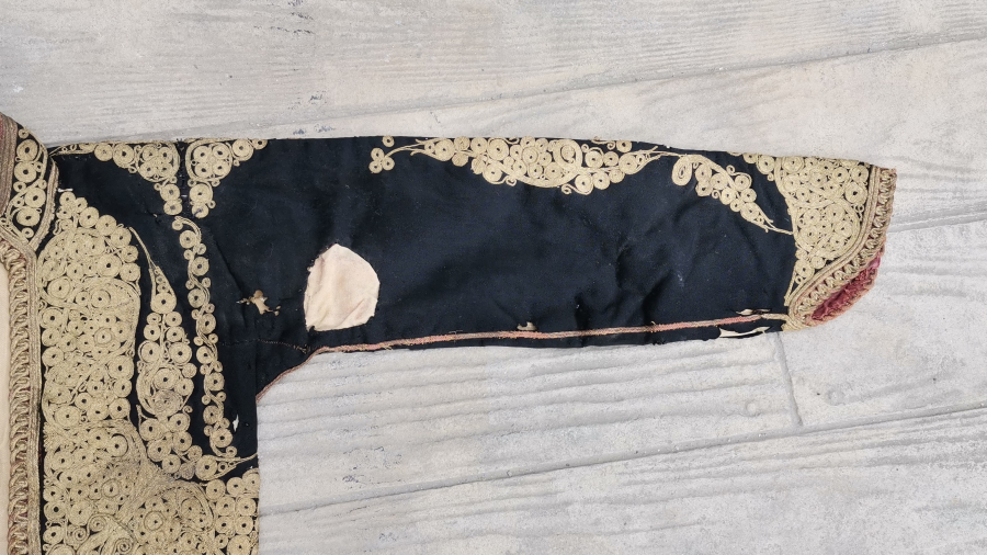 OSMANLI DÖNEMİ SIRMA İŞÇİLİKLİ GELİN CEPKENİ