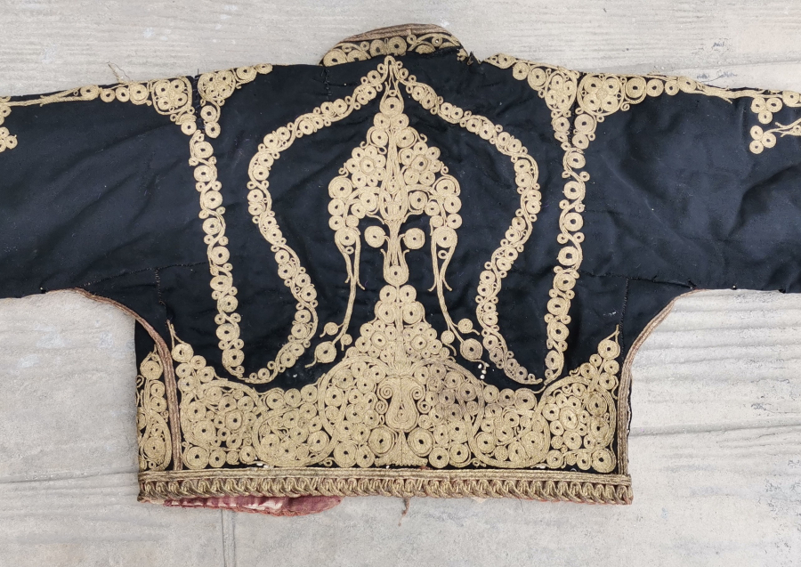 OSMANLI DÖNEMİ SIRMA İŞÇİLİKLİ GELİN CEPKENİ