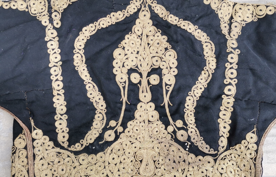 OSMANLI DÖNEMİ SIRMA İŞÇİLİKLİ GELİN CEPKENİ