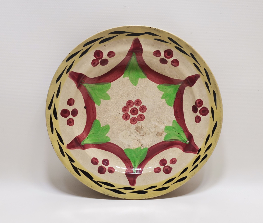 OSMANLI PAZARI İÇİN YAPILMIŞ EL BOYAMA TABAK