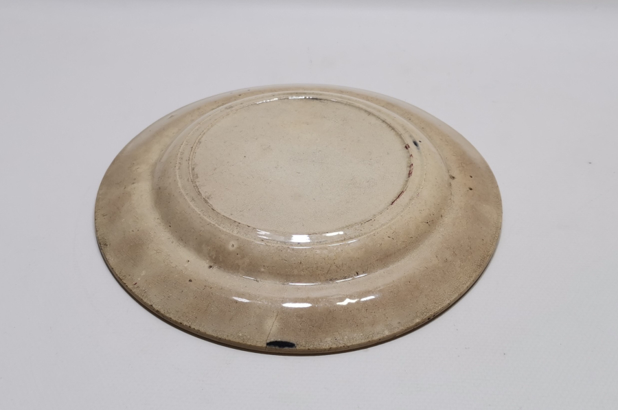 OSMANLI PAZARI İÇİN YAPILMIŞ EL BOYAMA TABAK