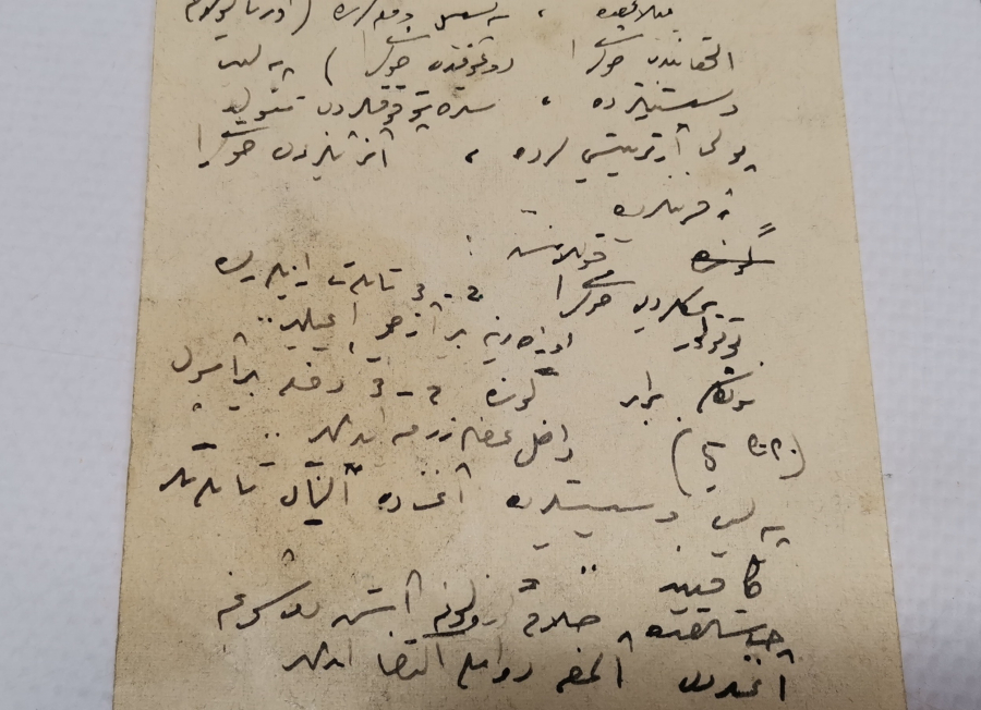 OSMANLICA YAZILI DOKTOR REÇETESİ