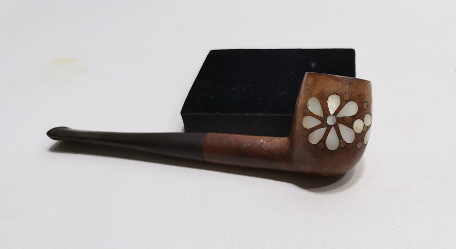 SEDEF ÇAKMA İŞÇİLİKLİ ANTİKA PİPO