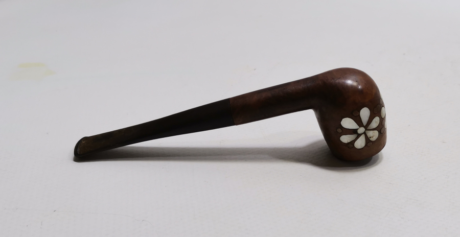 SEDEF ÇAKMA İŞÇİLİKLİ ANTİKA PİPO