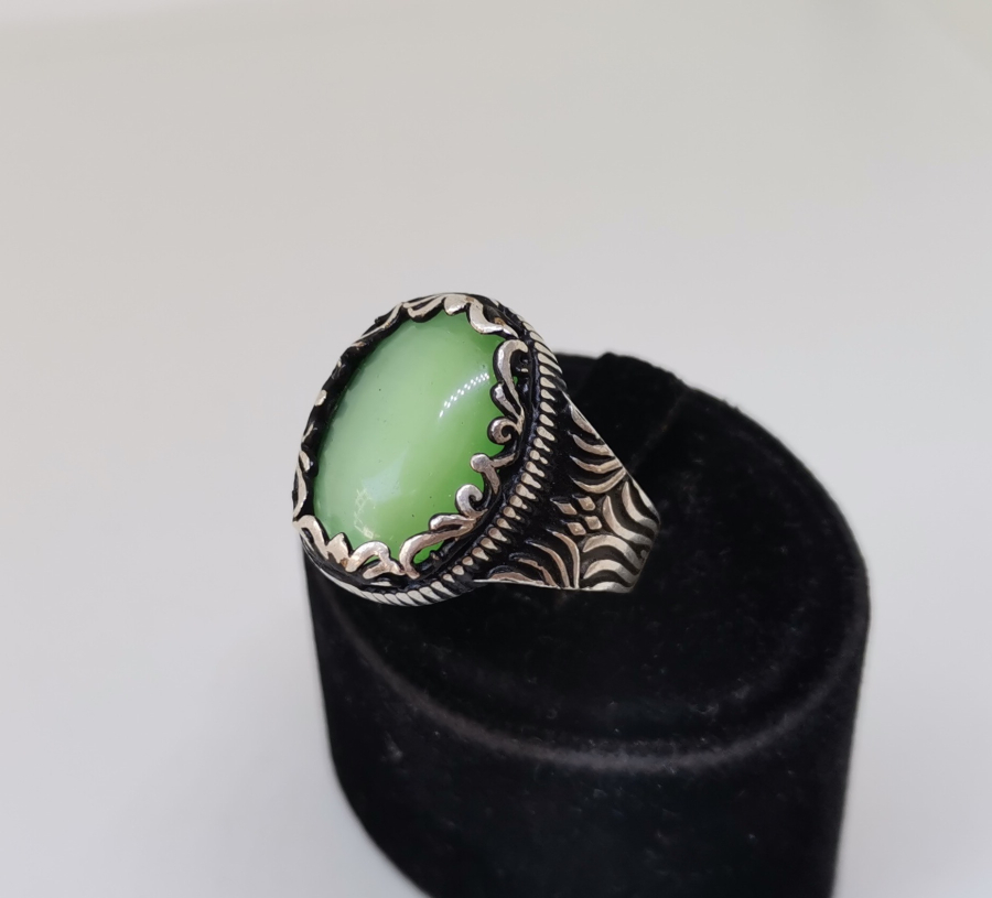 SEDEF TAŞLI GÜMÜŞ YÜZÜK