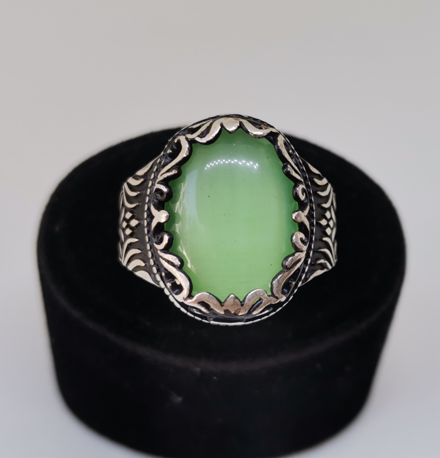 SEDEF TAŞLI GÜMÜŞ YÜZÜK