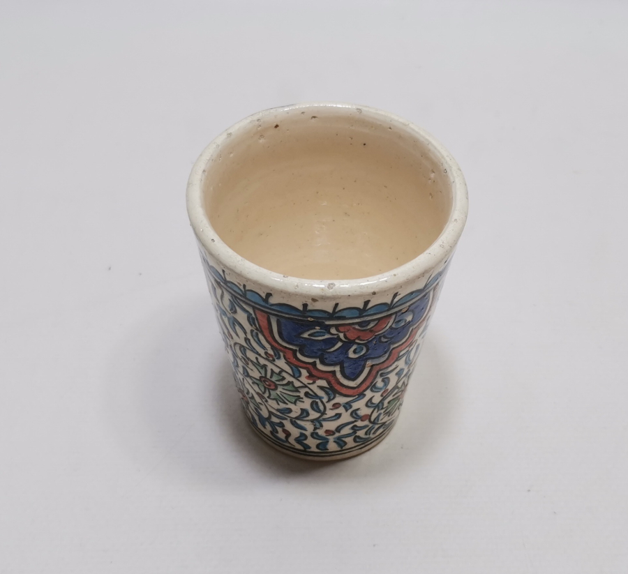 TAMAMI EL BOYAMA KÜTAHYA ŞERBET BARDAĞI