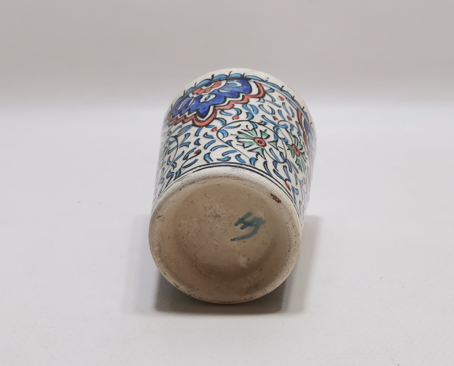 TAMAMI EL BOYAMA KÜTAHYA ŞERBET BARDAĞI