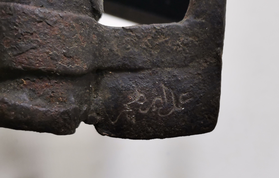 ÜZERİ OSMANLICA YAZILI OSMANLI DÖNEMİ EL YAPIMI NADİR KİLİT