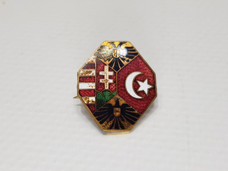 1. DÜNYA SAVAŞI DÖNEMİ ÇOK NADİR MİNELİ İTTİFAK ROZET