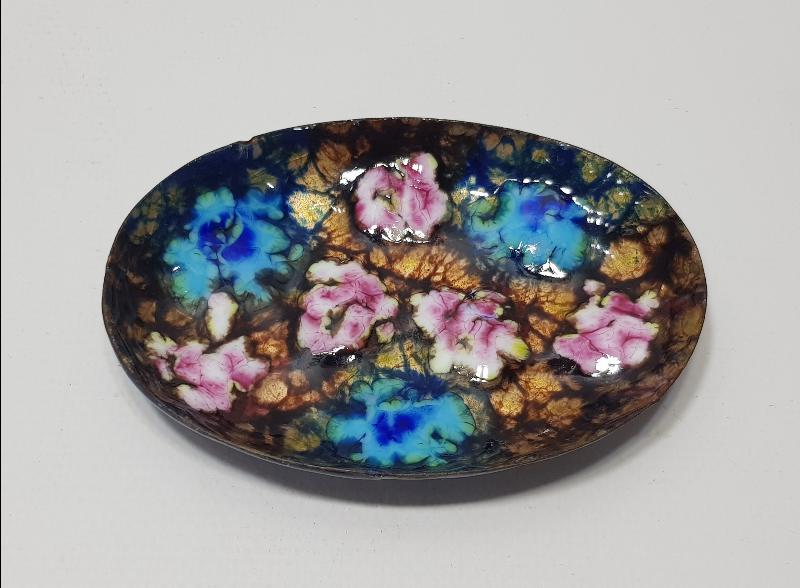 ANTİKA LIMOGES MİNELİ İKRAMLIK