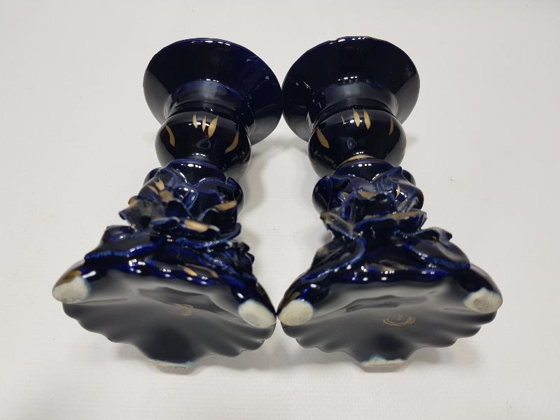 BİR ÇİFT ANTİKA CAPODIMONTE MUMLUK