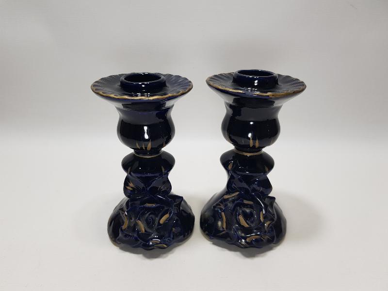 BİR ÇİFT ANTİKA CAPODIMONTE MUMLUK