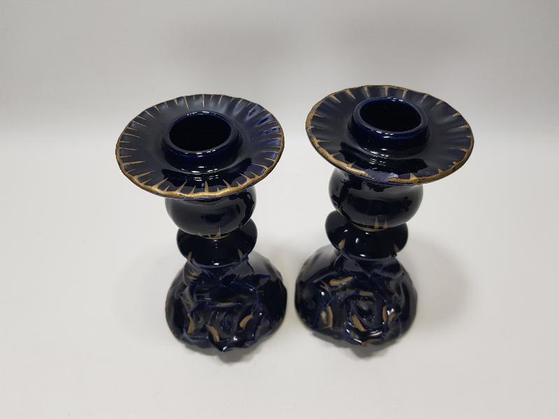 BİR ÇİFT ANTİKA CAPODIMONTE MUMLUK