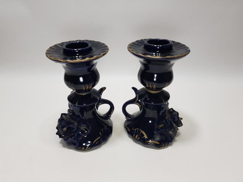 BİR ÇİFT ANTİKA CAPODIMONTE MUMLUK