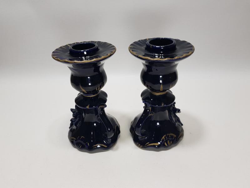 BİR ÇİFT ANTİKA CAPODIMONTE MUMLUK