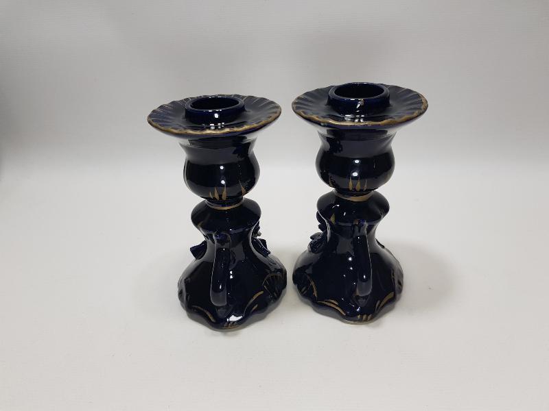 BİR ÇİFT ANTİKA CAPODIMONTE MUMLUK