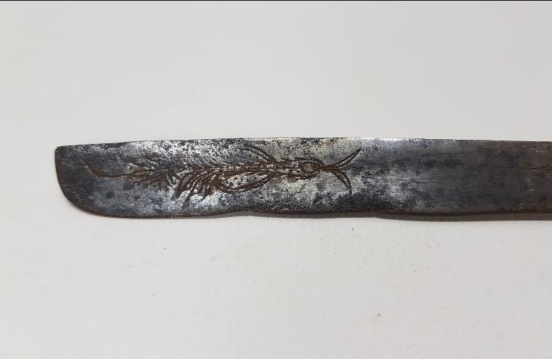 OSMANLI DÖNEMİ 1320 TARİHLİ VE GÜMÜŞ SAPLI ÇOK NADİR BABAKALE BIÇAĞI